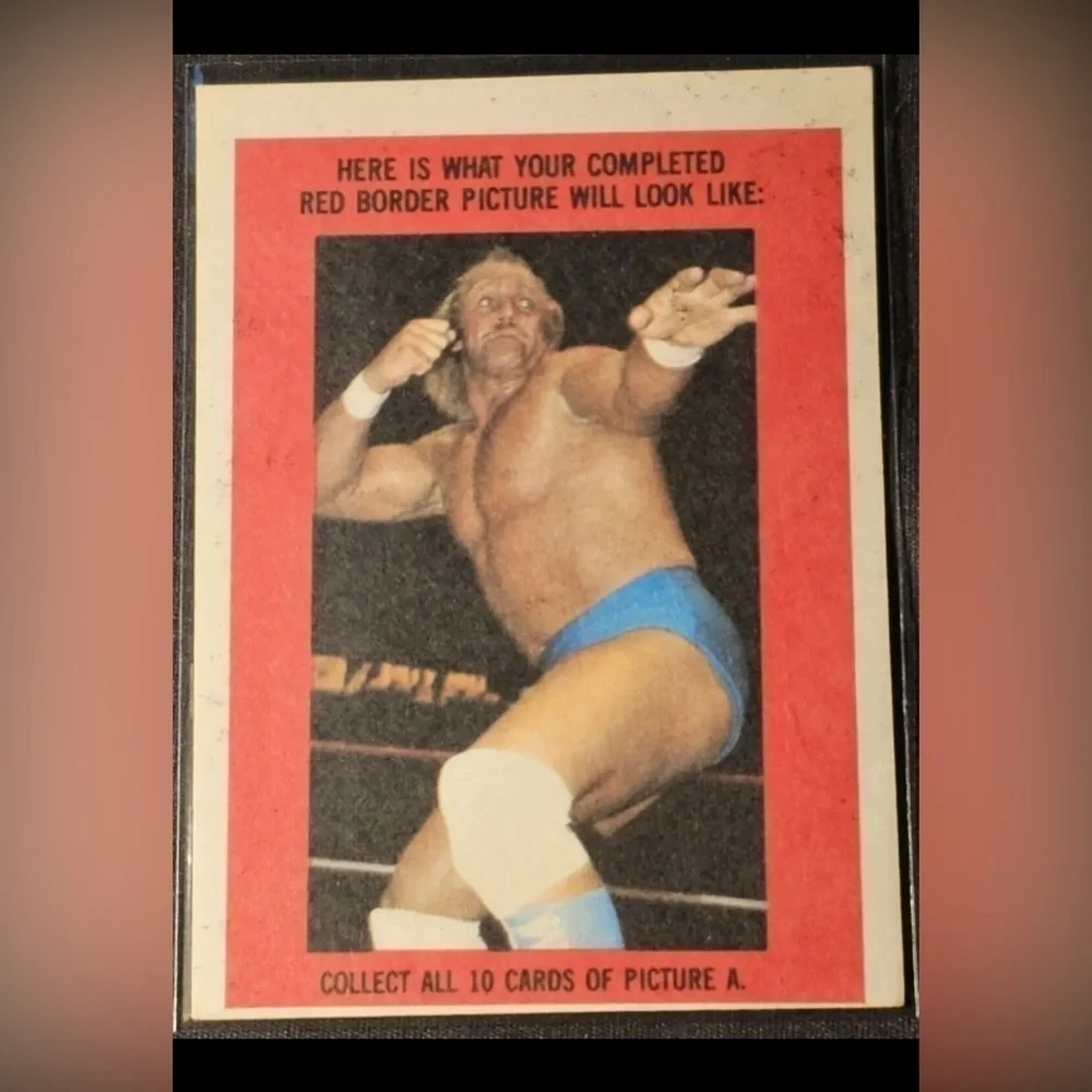 1985 TOPPS WWF Hulk Hogan Rookie Card